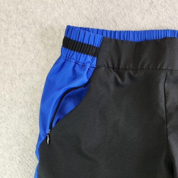Fabletics Joggers Womens M Black Blue Windsor Zip Pockets Wicking Stretch Ankle - Picture 4 of 16